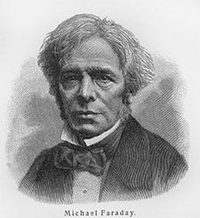 Michael Faraday (1791-1867), der 'Vater der Elektroindustrie'